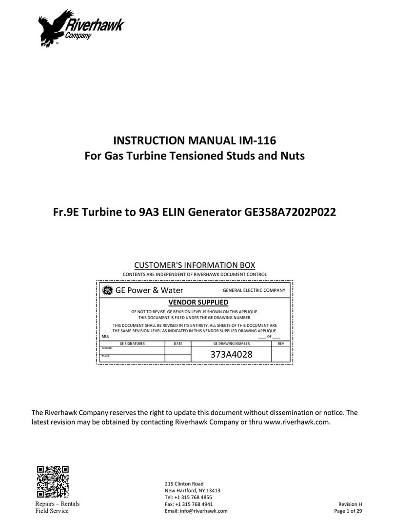 riverhawk IM-116 instruction manual