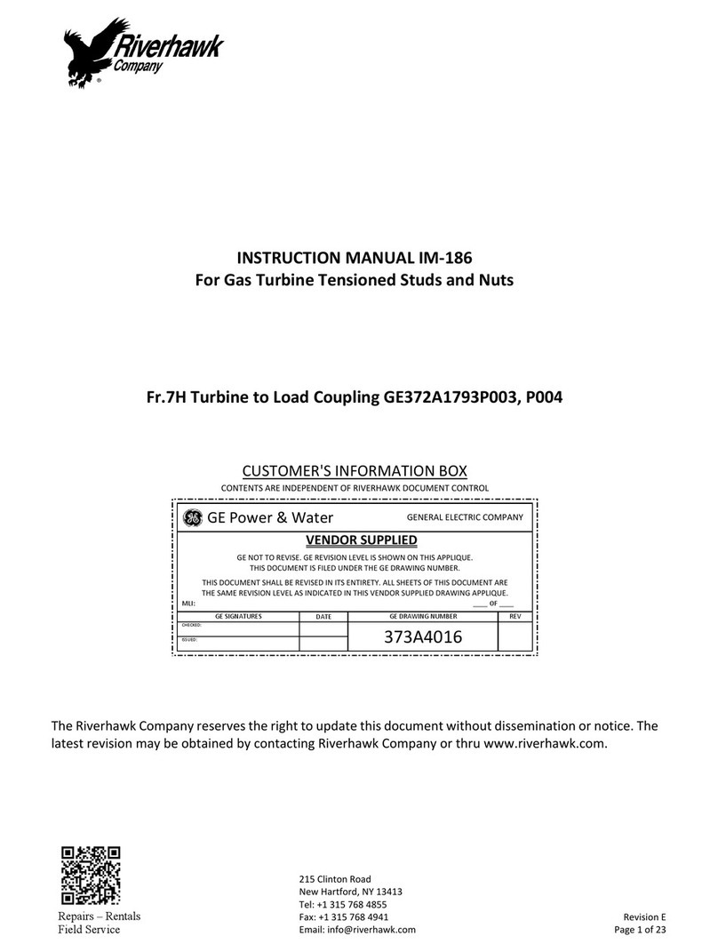 riverhawk IM-186 instruction manual