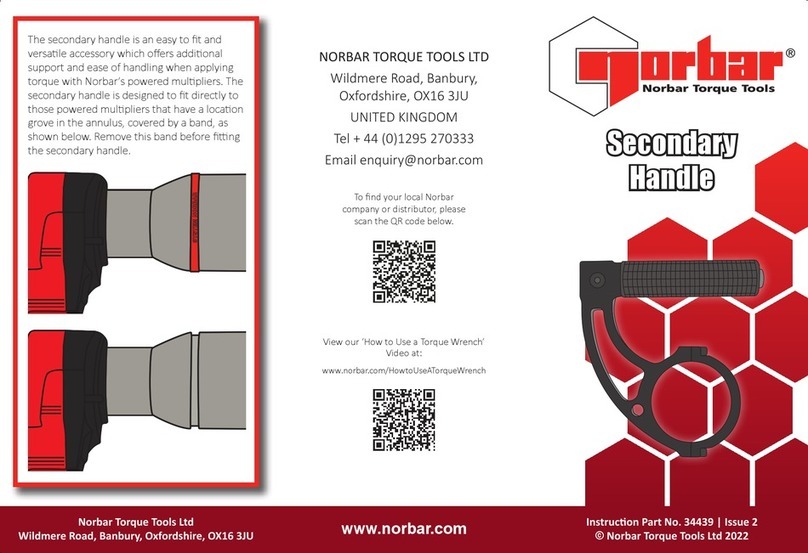 norbar Secondary Handle User manual