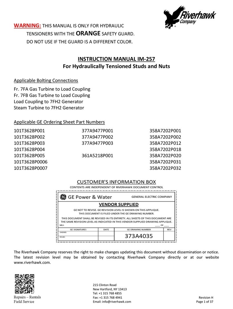 riverhawk IM-257 instruction manual