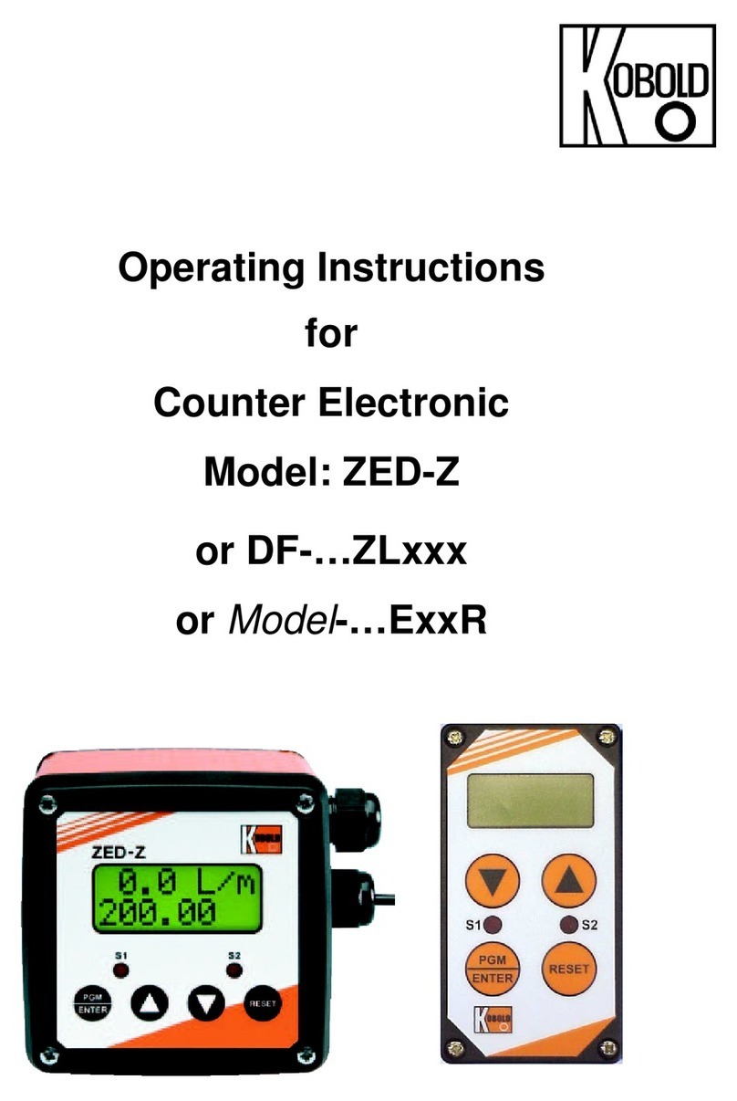 Kobold DF ZL Series operating instructions
