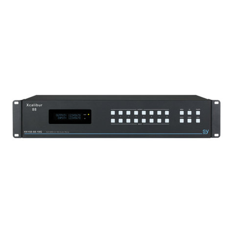 SY Xcalibur 44 User manual