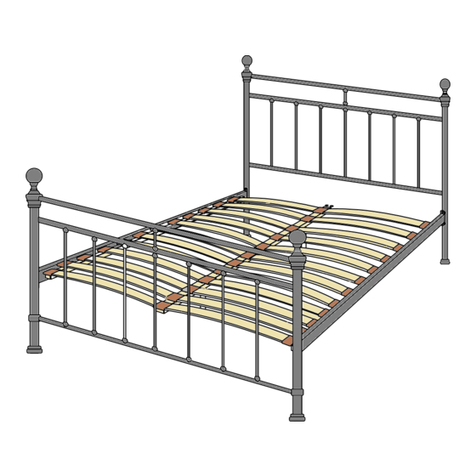 Sareer Reggie 4'6 Bed Assembly instruction Sareer Reggie 4'6 Bed Assembly instruction
