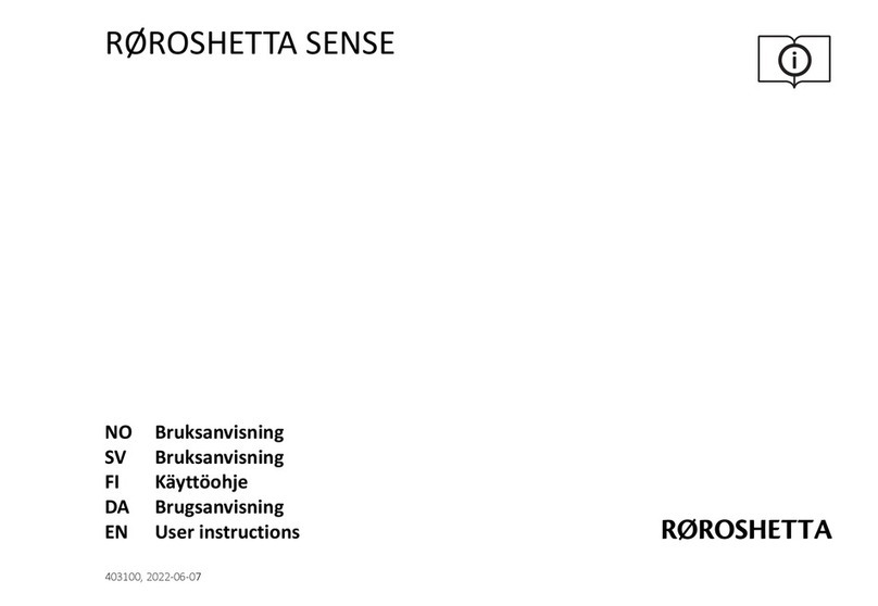 ROROS HETTA SENSE User instructions