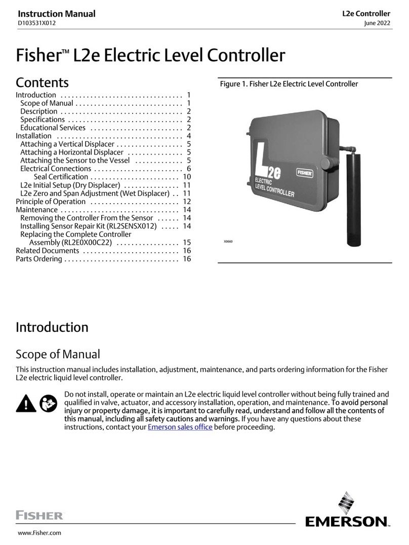 Emerson Fisher L2e User manual
