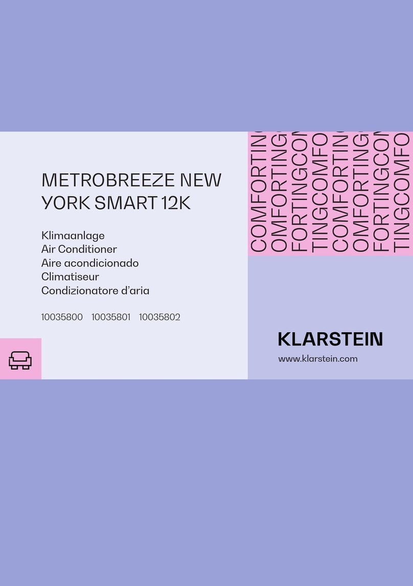 Klarstein METROBREEZE NEW YORK SMART 12K manual