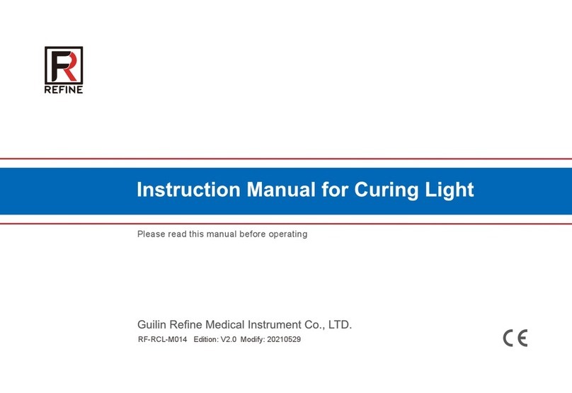 Refine MaxCure5 instruction manual
