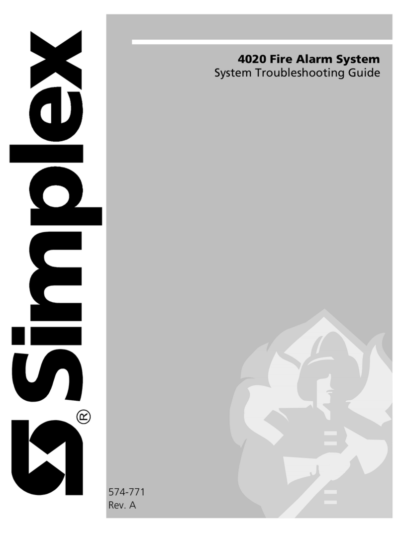 Simplex SafeLINC 4020 User manual