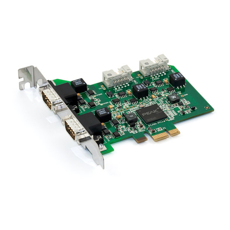 Peak PCAN-PCI Express user manual