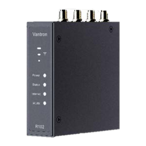 Vantron R102 User manual