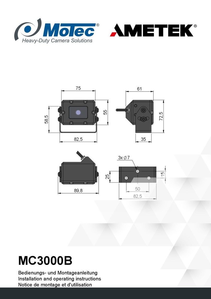 Ametek Motec MC3000B Installation and operating instructions