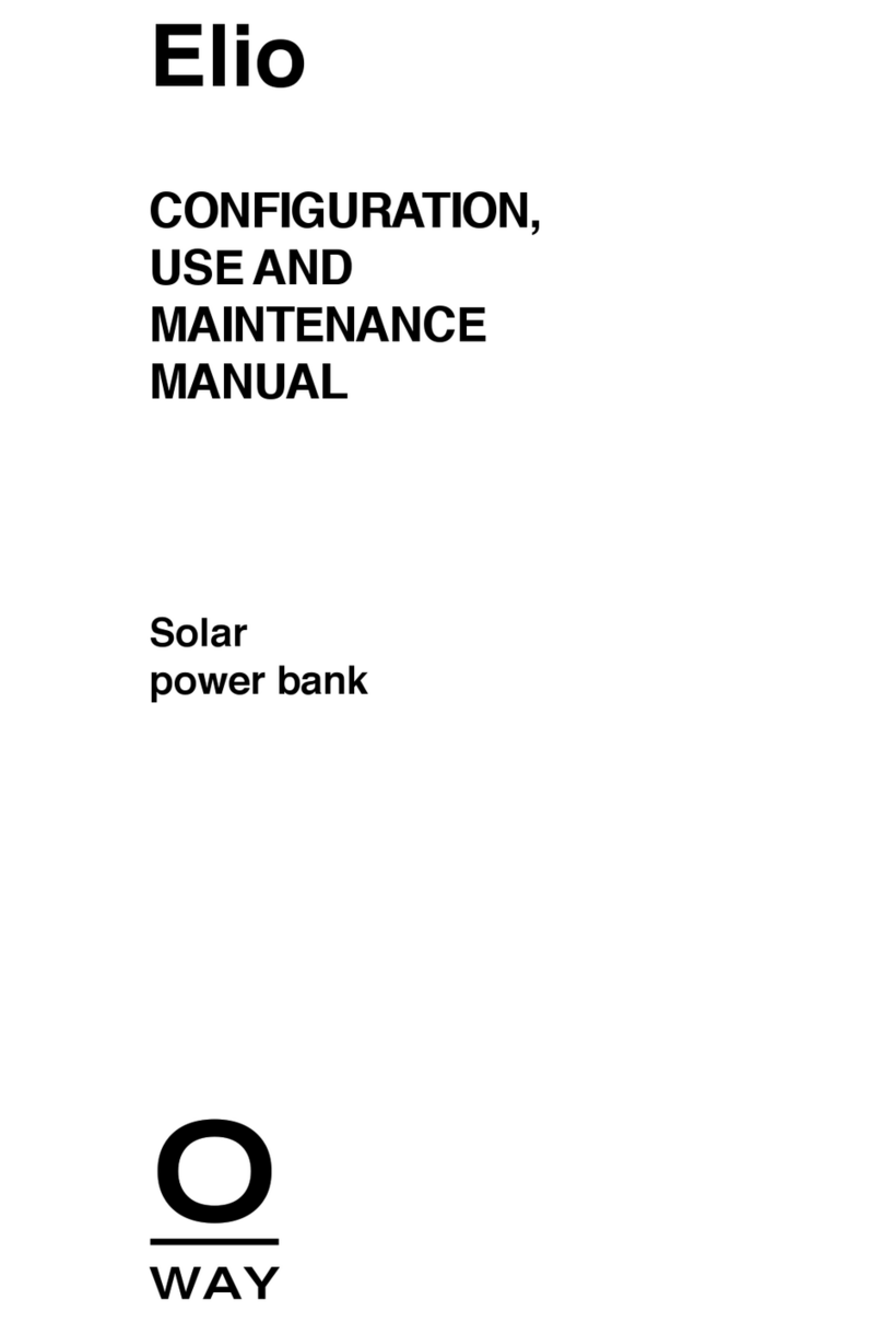 Way Elio Use and maintenance manual