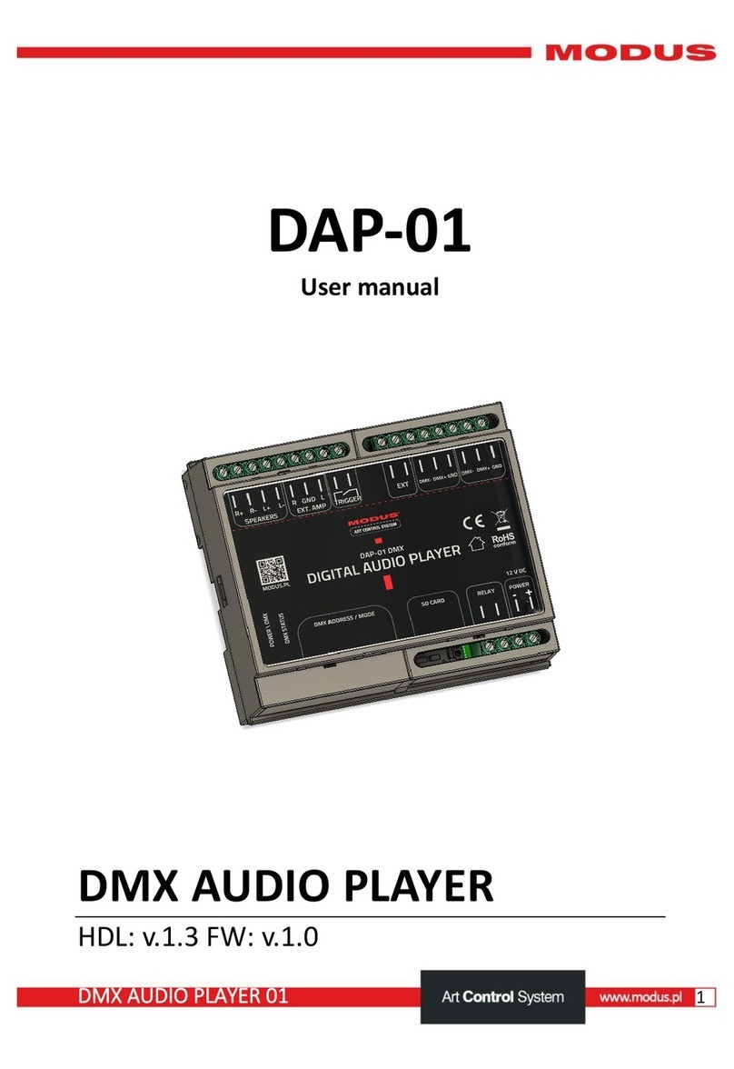 Modus DAP-01 user manual