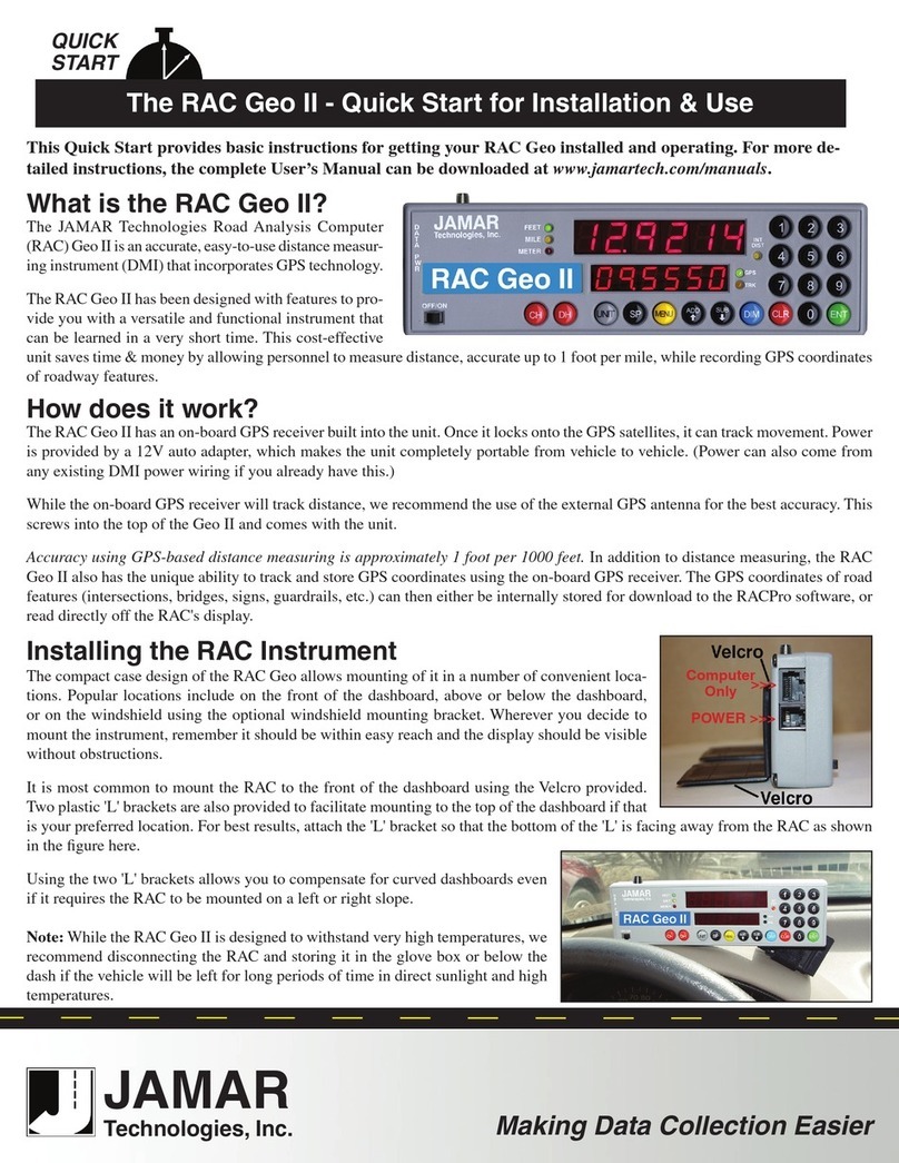 JAMAR Technologies RAC Geo II quick start