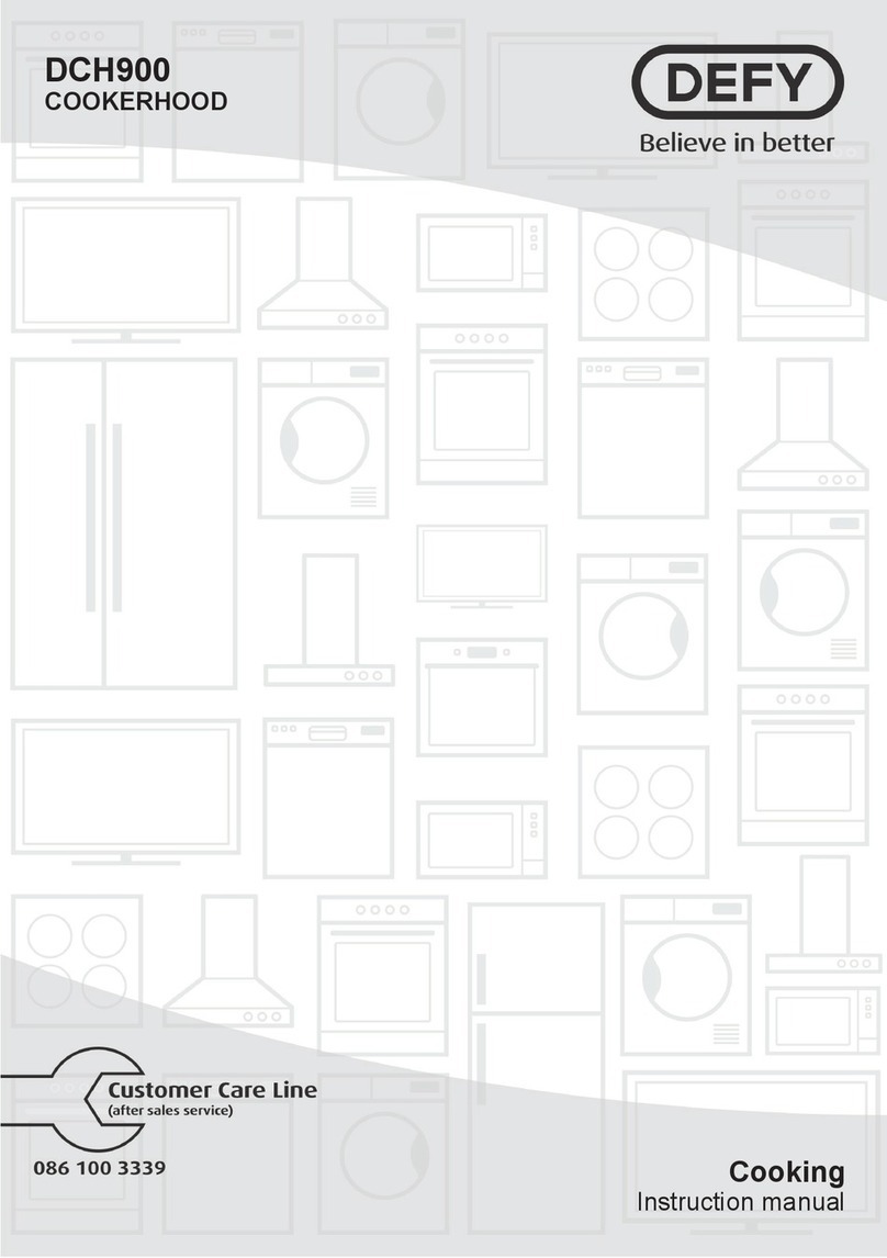 Defy DCH900 User manual