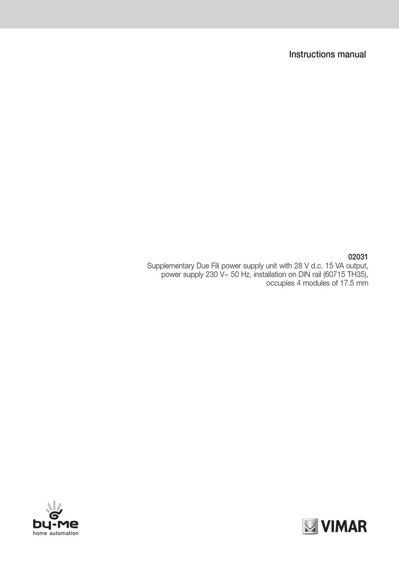 Vimar by-me 02031 User manual