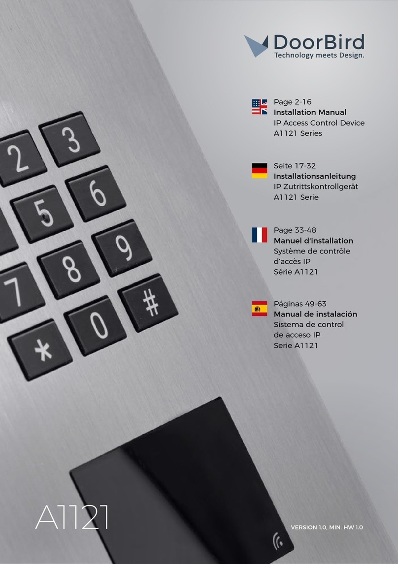 DoorBird A1121 Series User manual