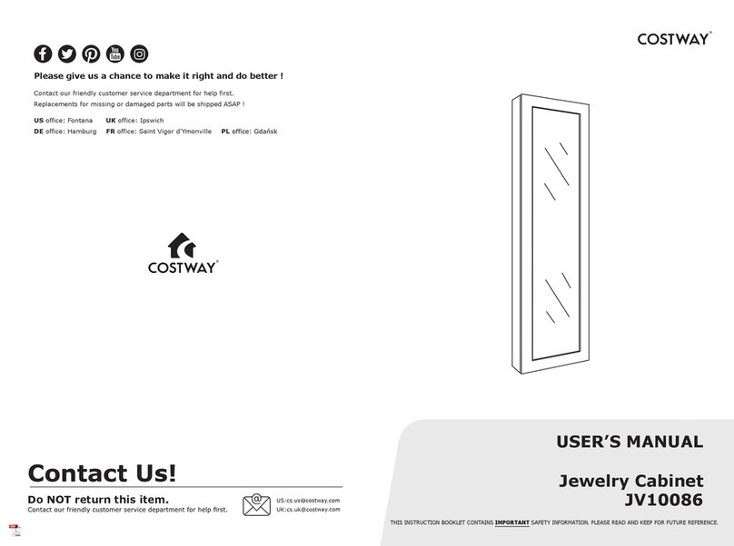 Costway JV10086 User manual