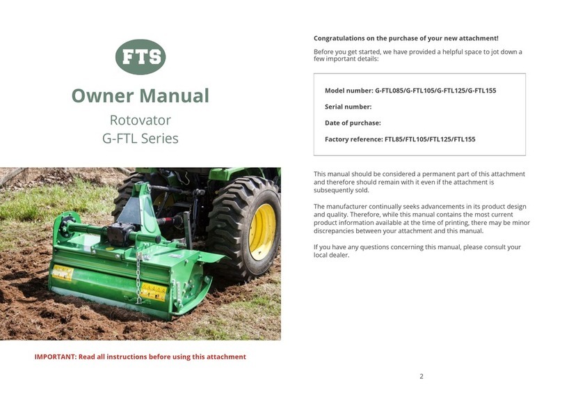 FTS G-FTL Series owner's manual
