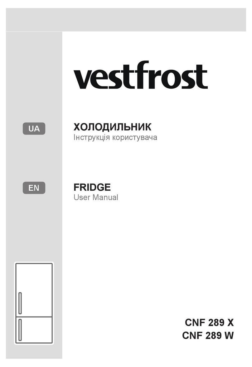 Vestfrost CNF 289 X User manual
