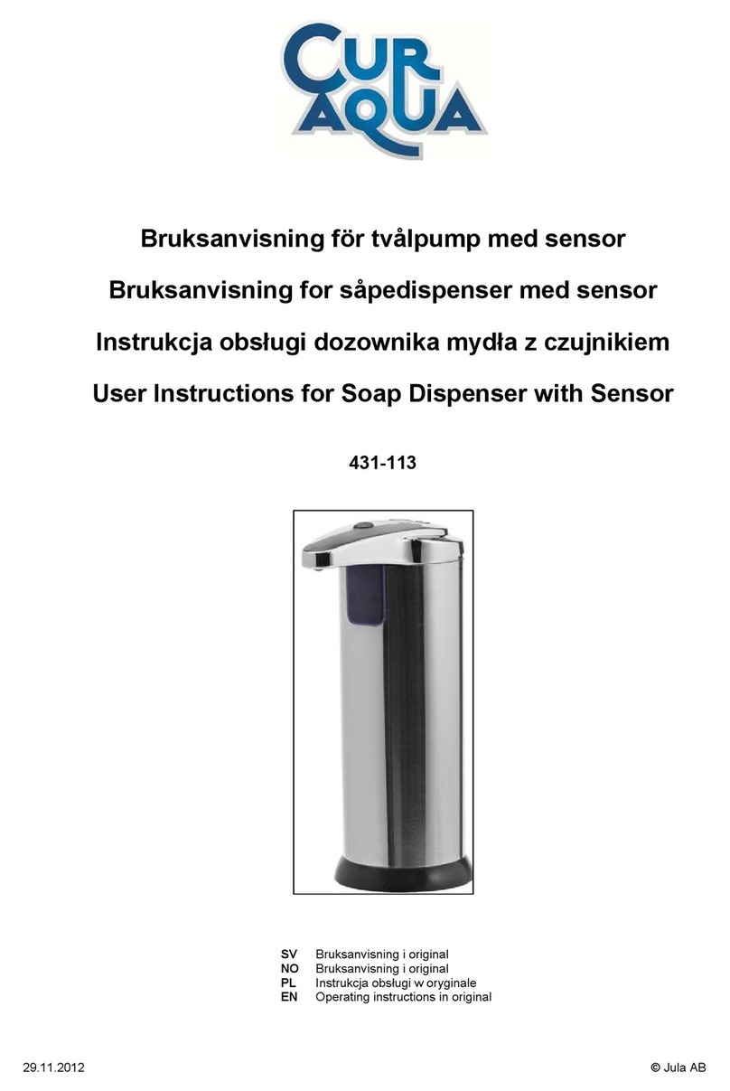 CUR AQUA 431-113 User instructions