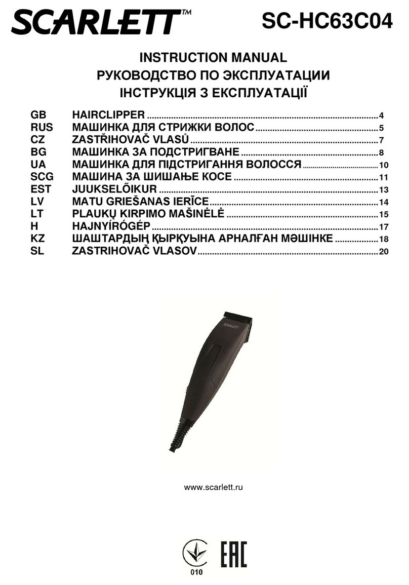 Scarlett SC-HC63C04 instruction manual
