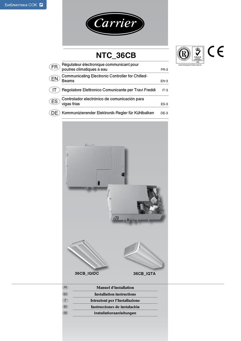 Carrier NTC 36CB User manual