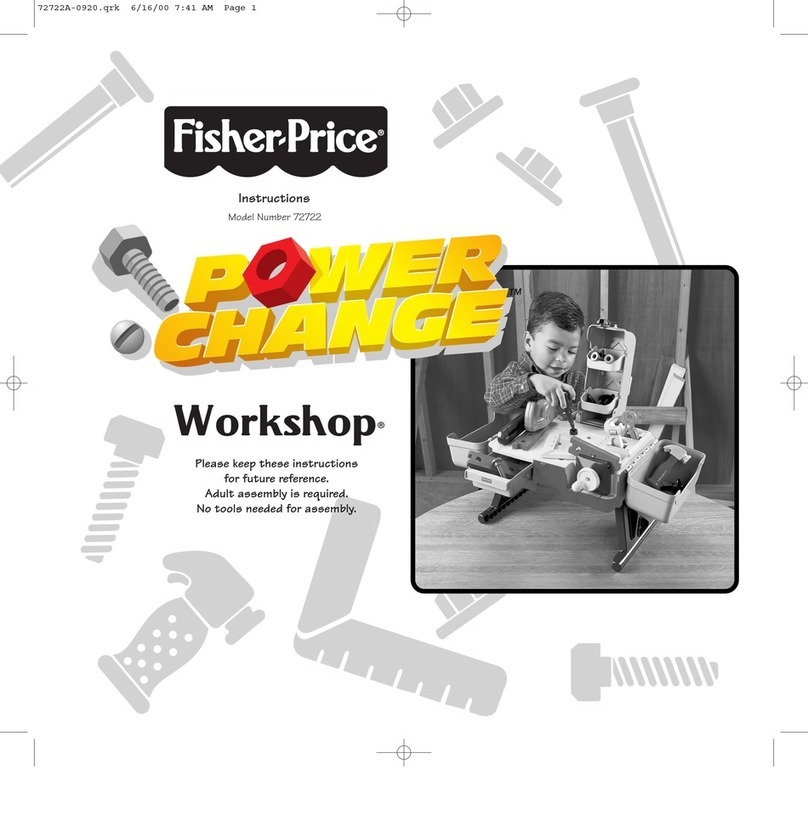 Fisher-Price POWER CHANGE instructions Fisher-Price POWER CHANGE instructions