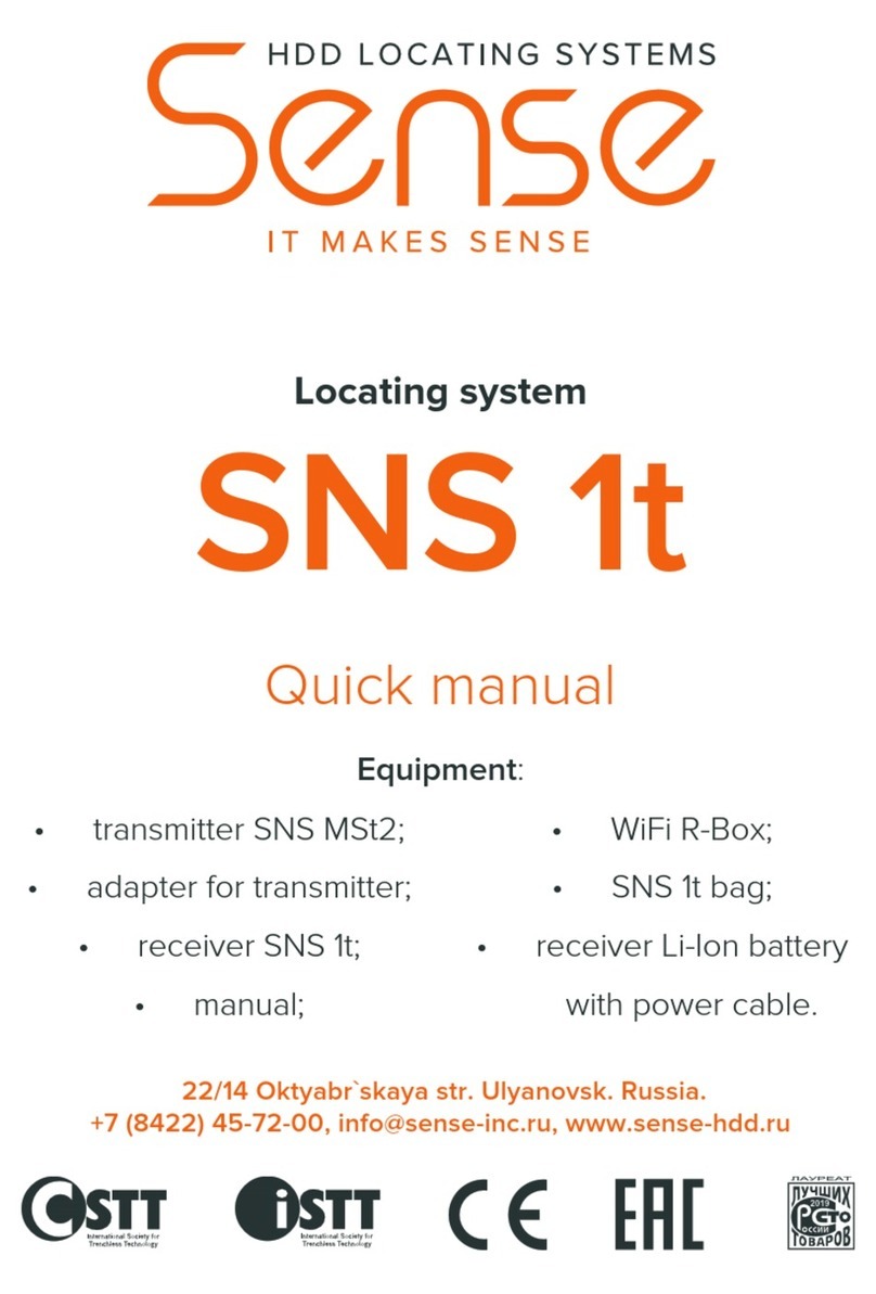 Sense SNS 1t Quick manual
