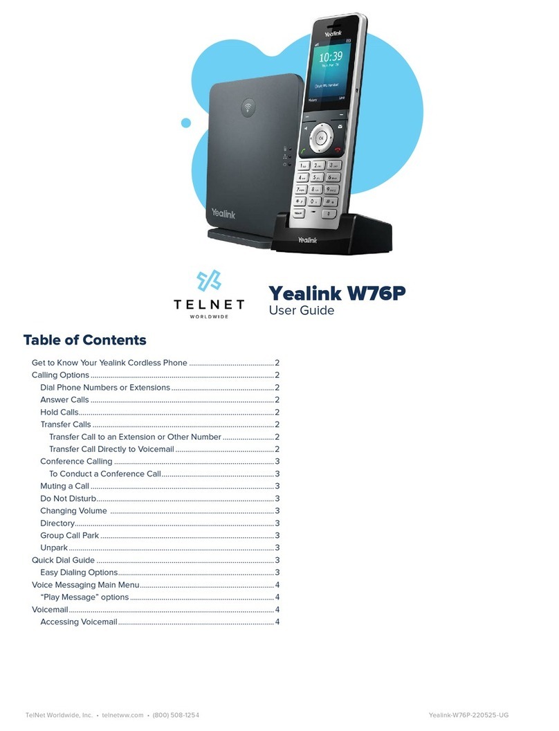 Yealink W76P User manual