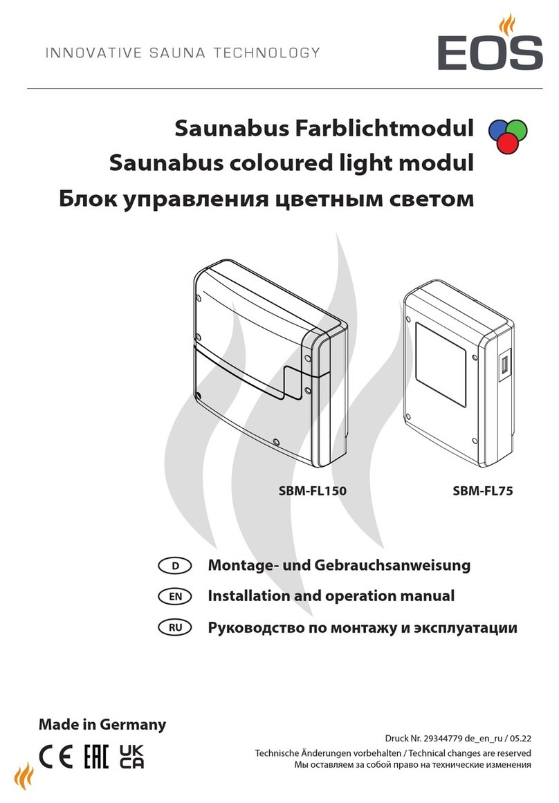 EOS SBM-FL150 Installation and operation manual