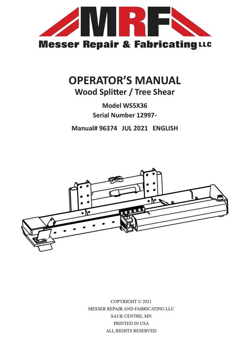 MRF WS5X36 Operator's manual