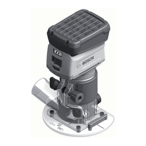 Bosch AdvancedTrimRouter 18V-8 User manual