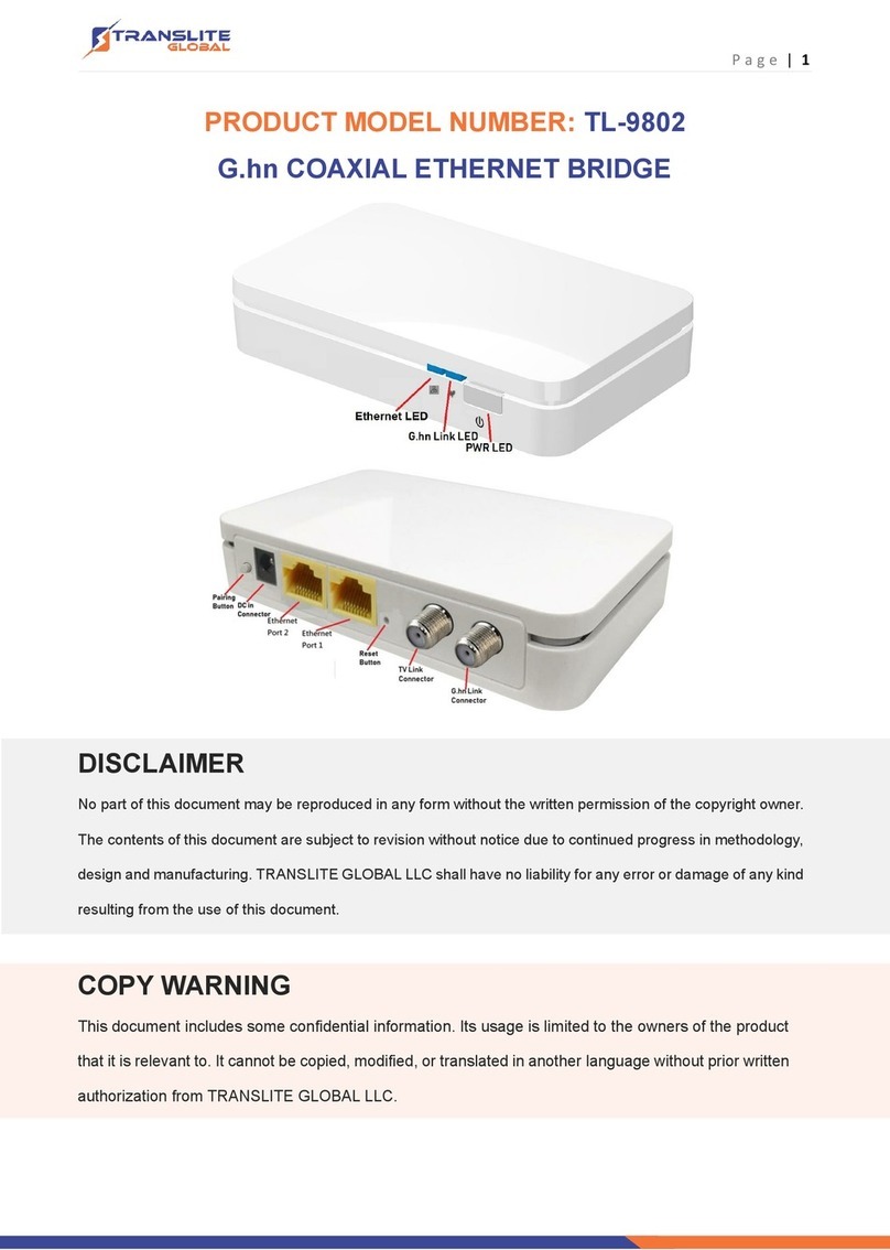 TransLite TL-9802 manual