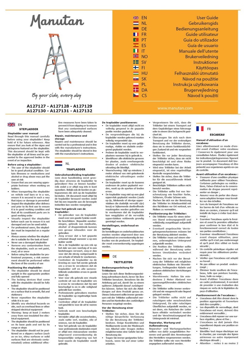 Manutan A127127 user guide