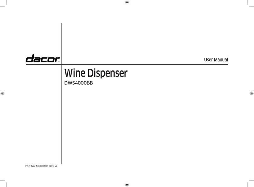 Dacor DWS4000BB user manual