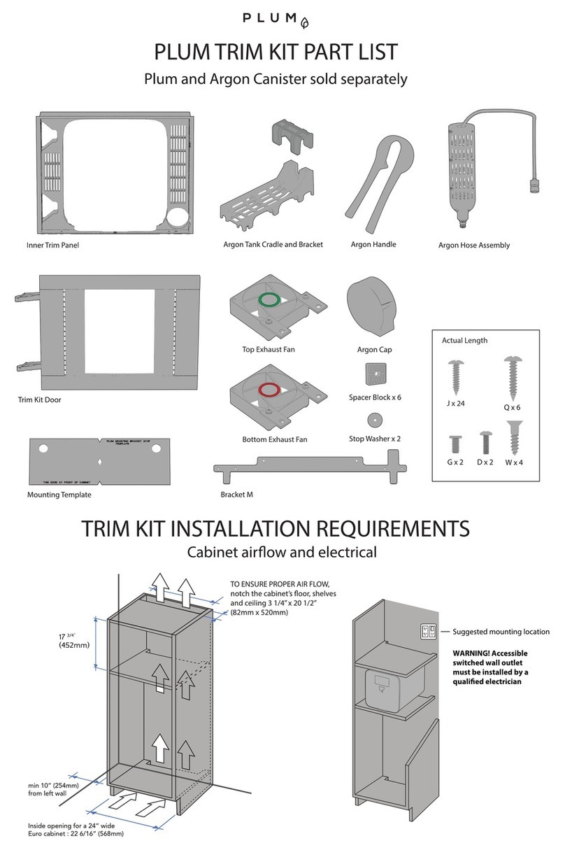 Plum TRIM KIT installation guide