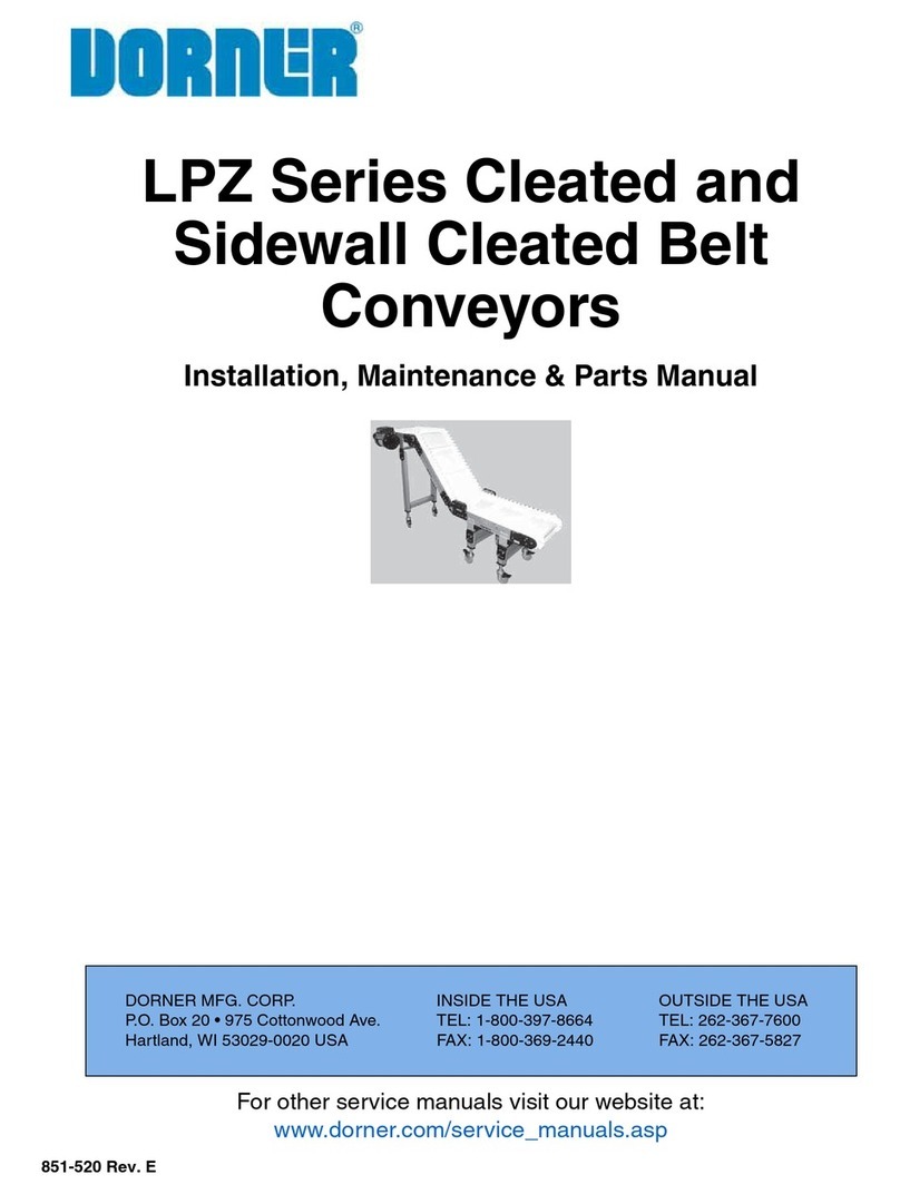 Dorner LPZ Series User manual Dorner LPZ Series User manual