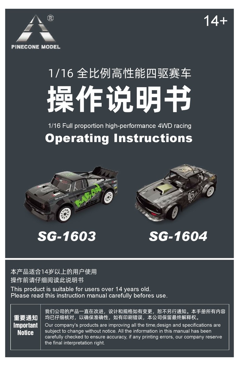 Pinecone Model SG-1603 operating manual Pinecone Model SG-1603 operating manual
