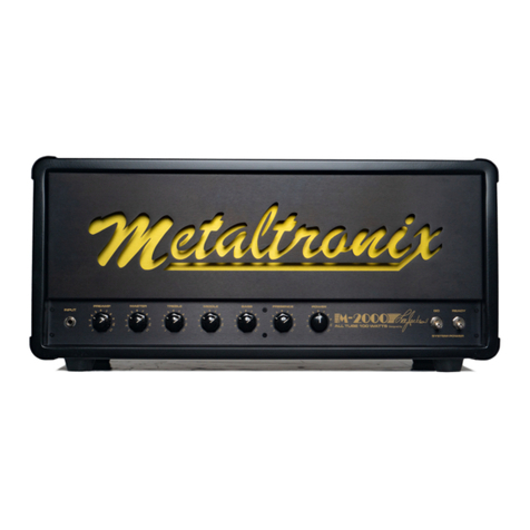 Lee Jackson METALTRONIX M2000 user manual