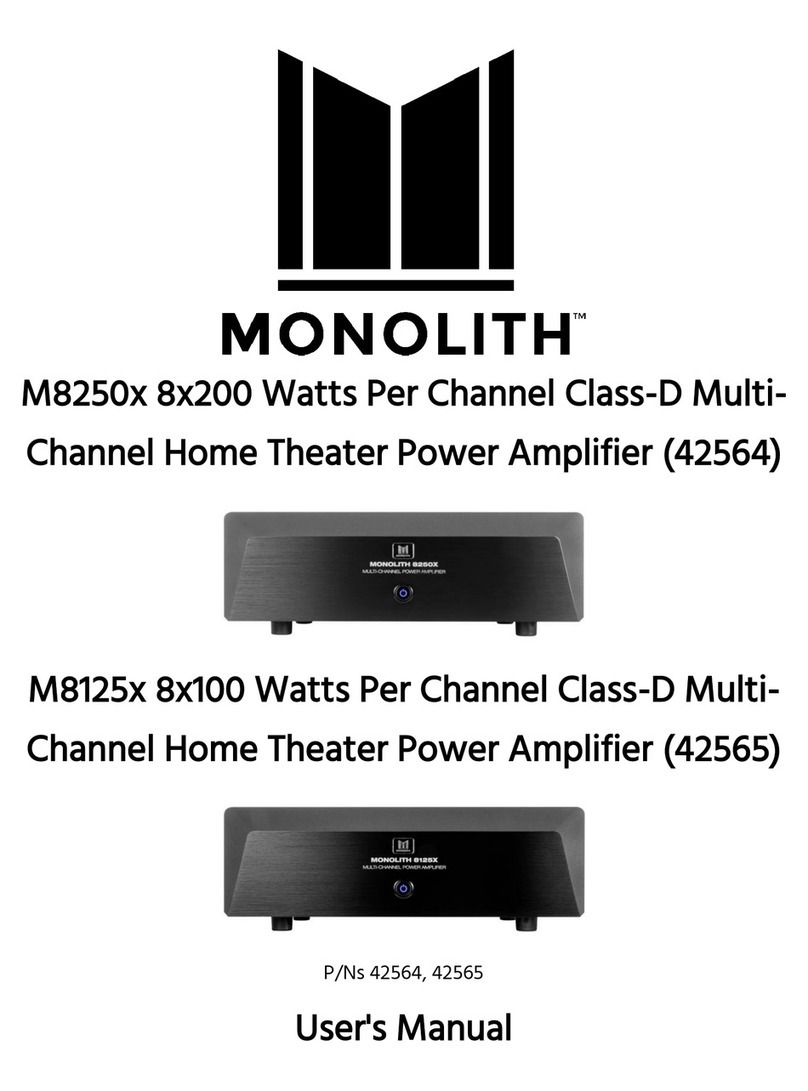 monolith M8250X user manual