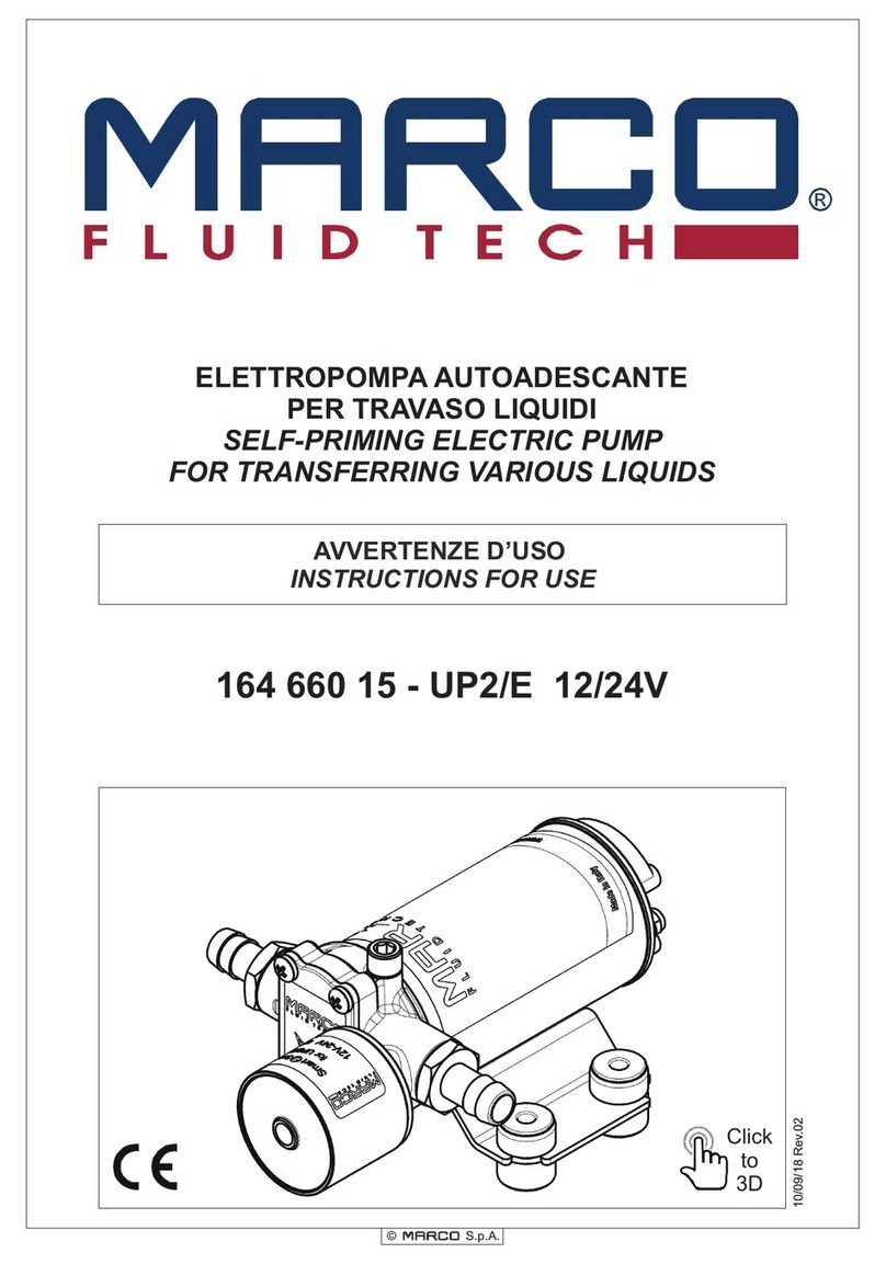 Marco 164 660 15 Instructions for use