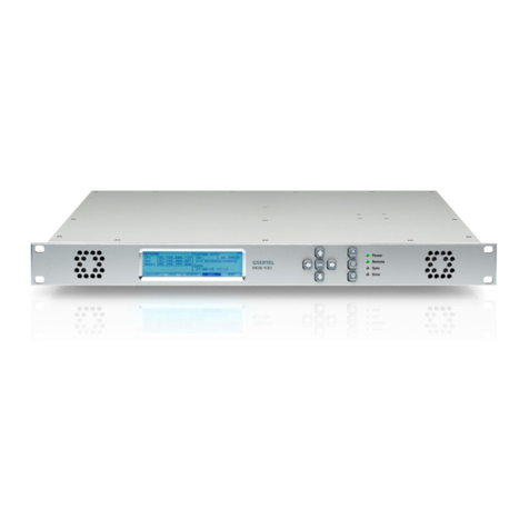 Gsertel RCS 100 User manual