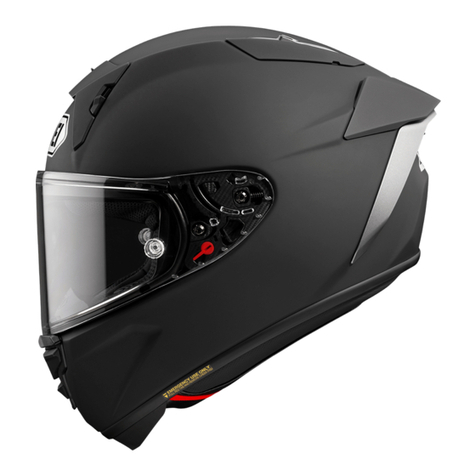 SHOEI X-Fifteen manual