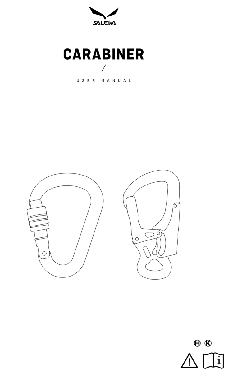 Salewa CARABINER user manual Salewa CARABINER user manual