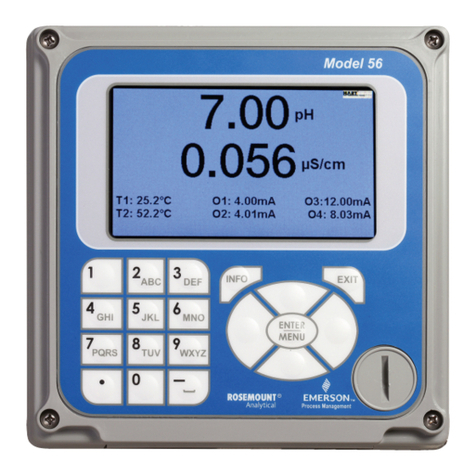 Emerson Rosemount 56 quick start guide