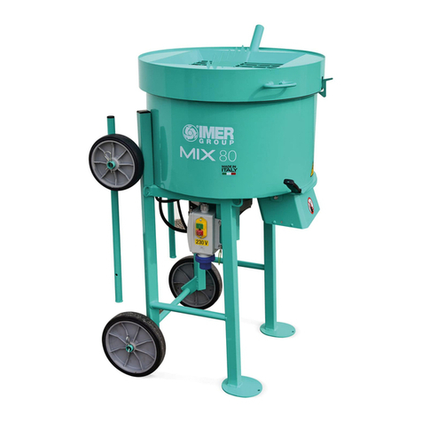 IMER MIX 80 Operating and maintenance