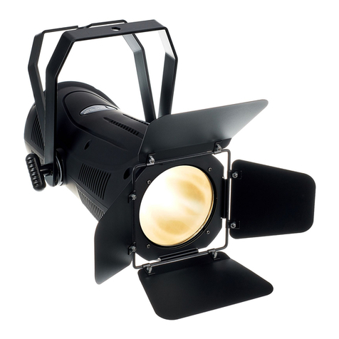 thomann Stairville RevueLED 120 COBRGBW DMX user manual