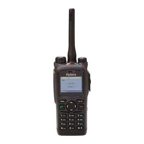 Hytera TETRA PT580H owner's manual