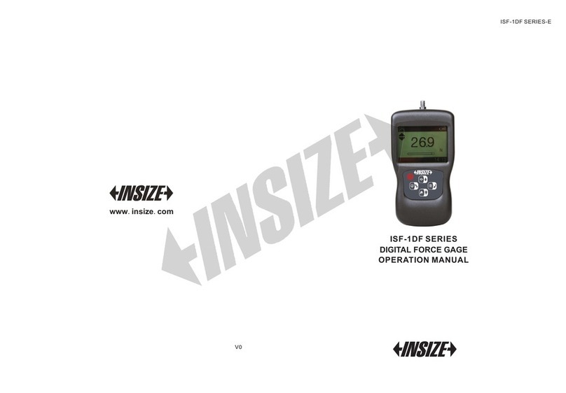 insize ISF-1DF Series Operation manual
